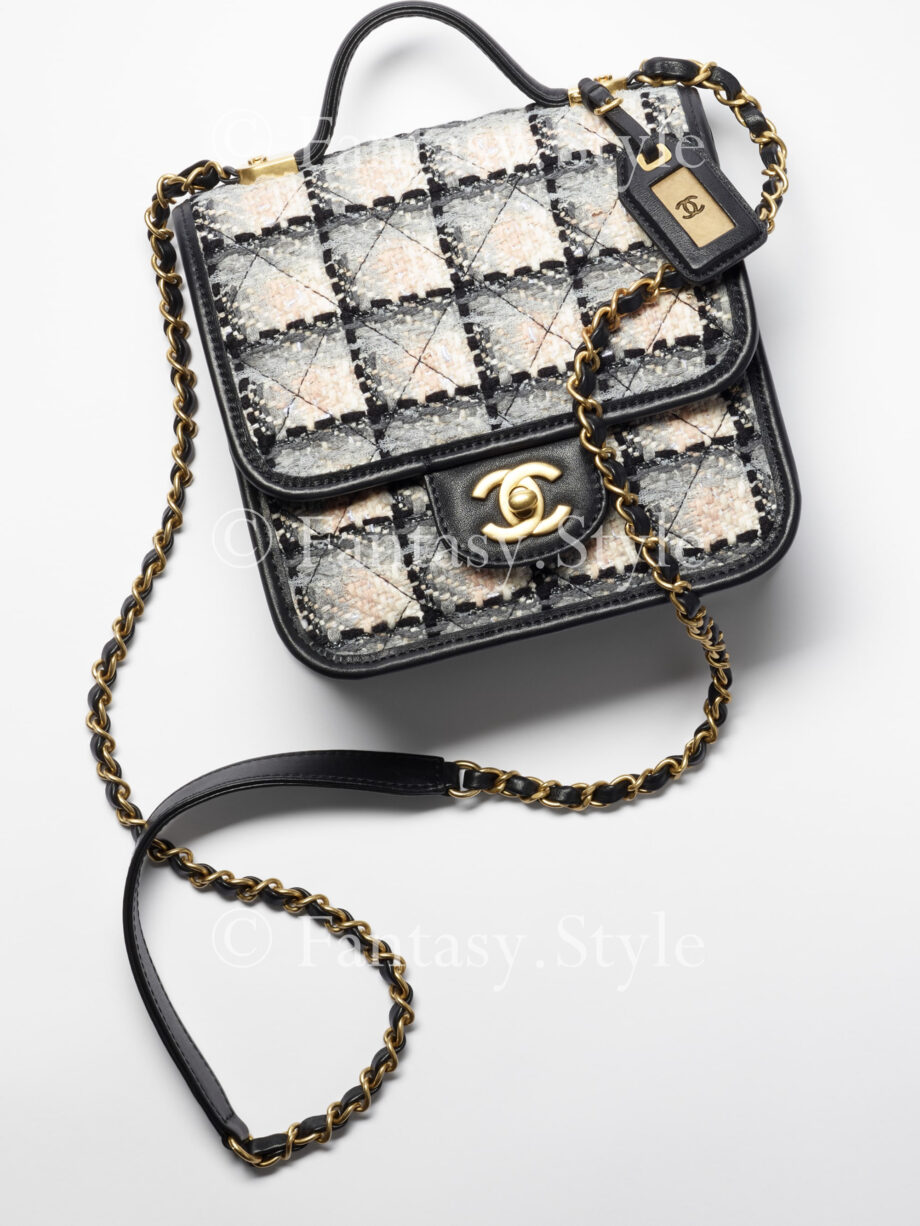 Small Flap Bag With Top Handle