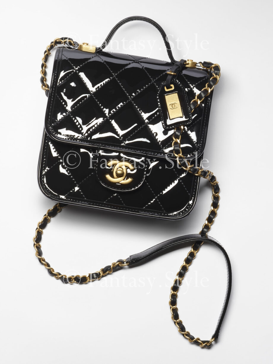 Small Flap Bag With Top Handle