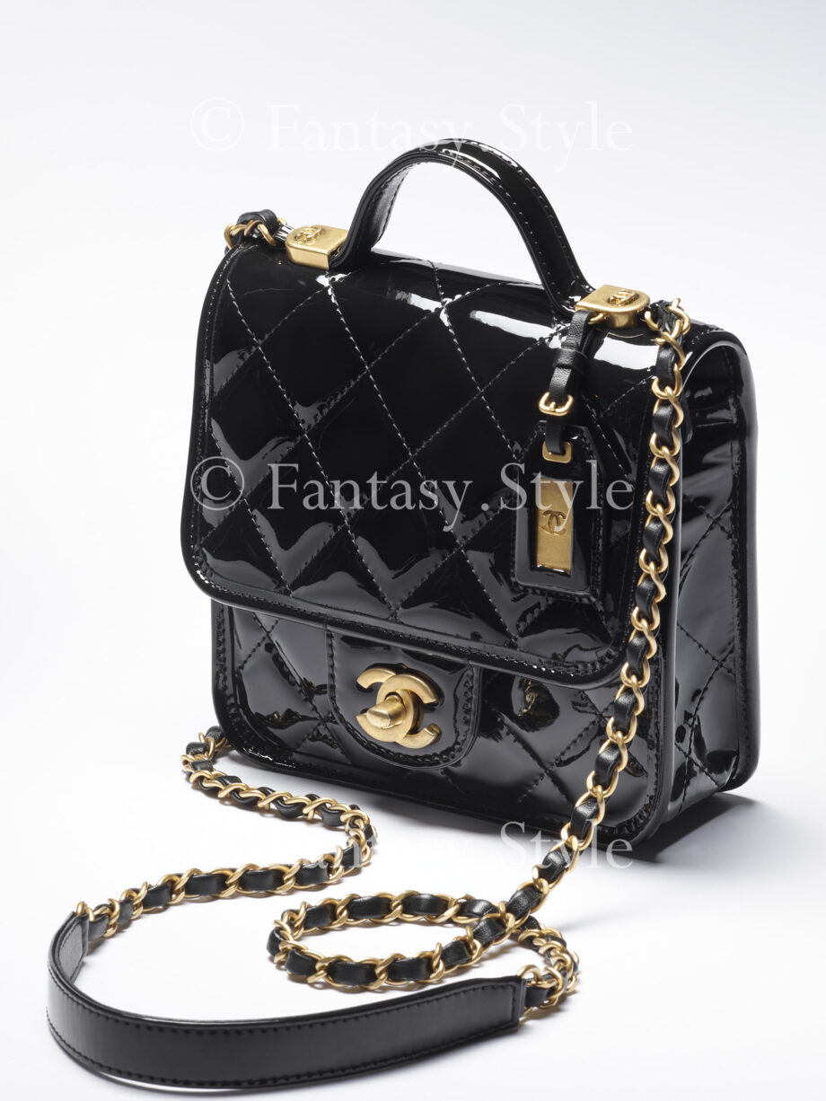 Small Flap Bag With Top Handle