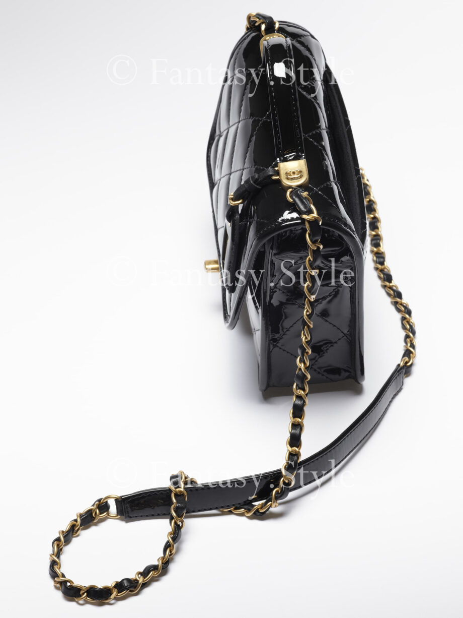 Small Flap Bag With Top Handle