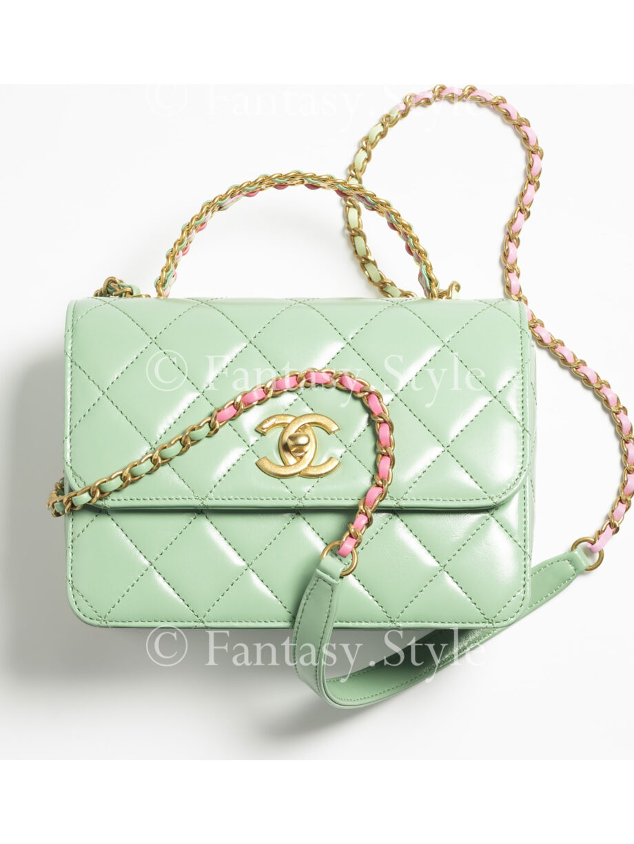 Mini Flap Bag with Top Handle