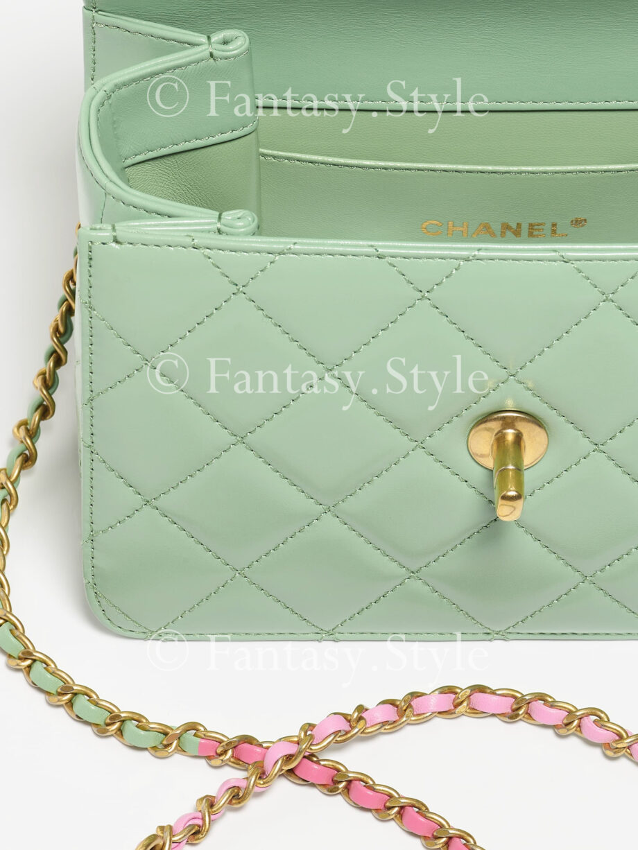 Mini Flap Bag with Top Handle